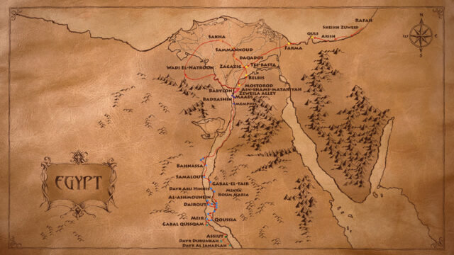 Holy-Family-Flight-Route-in-Egypt